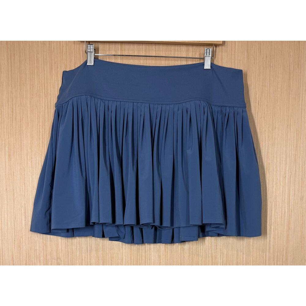 Offline By Arie Real Me Pleated Skort Womens Sz XXL Blue Pickleball Tennis Golf